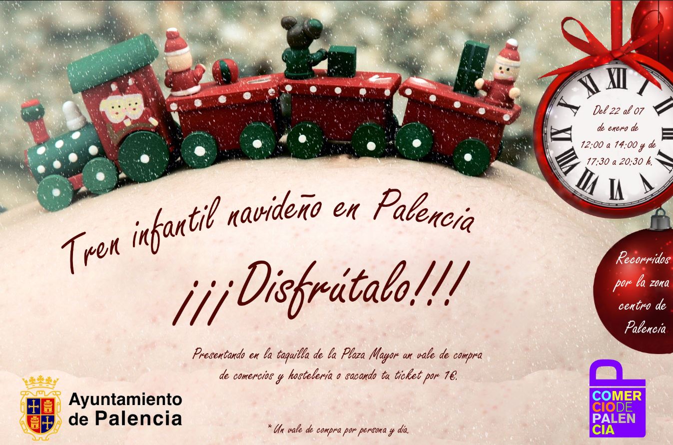 El tren navideño volverá a estar disponible para palentinos y visitantes