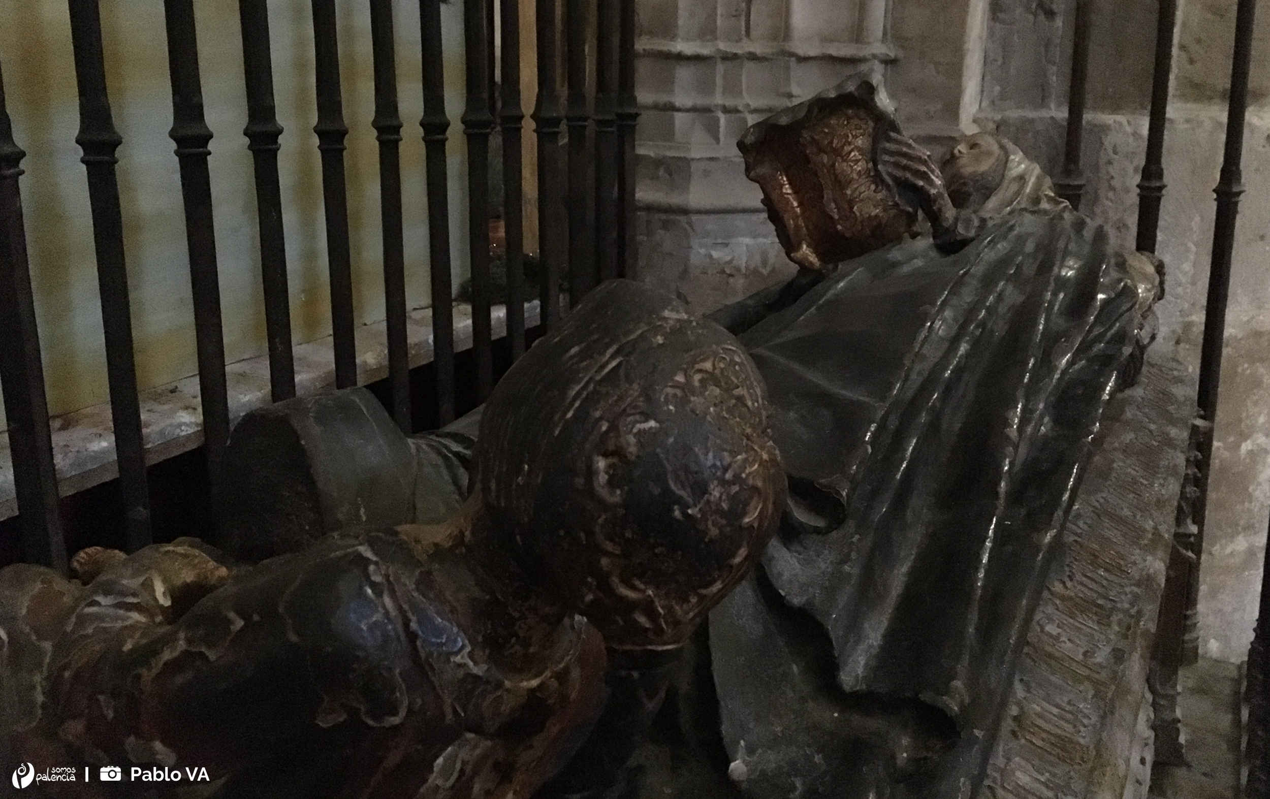 Sepulcro de Doña Inés de Osorio. Catedral de Palencia. San Antolín