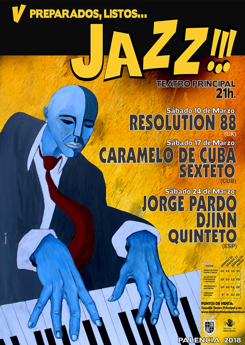Cartel Preparados, Listos... Jazz 2018 Palencia