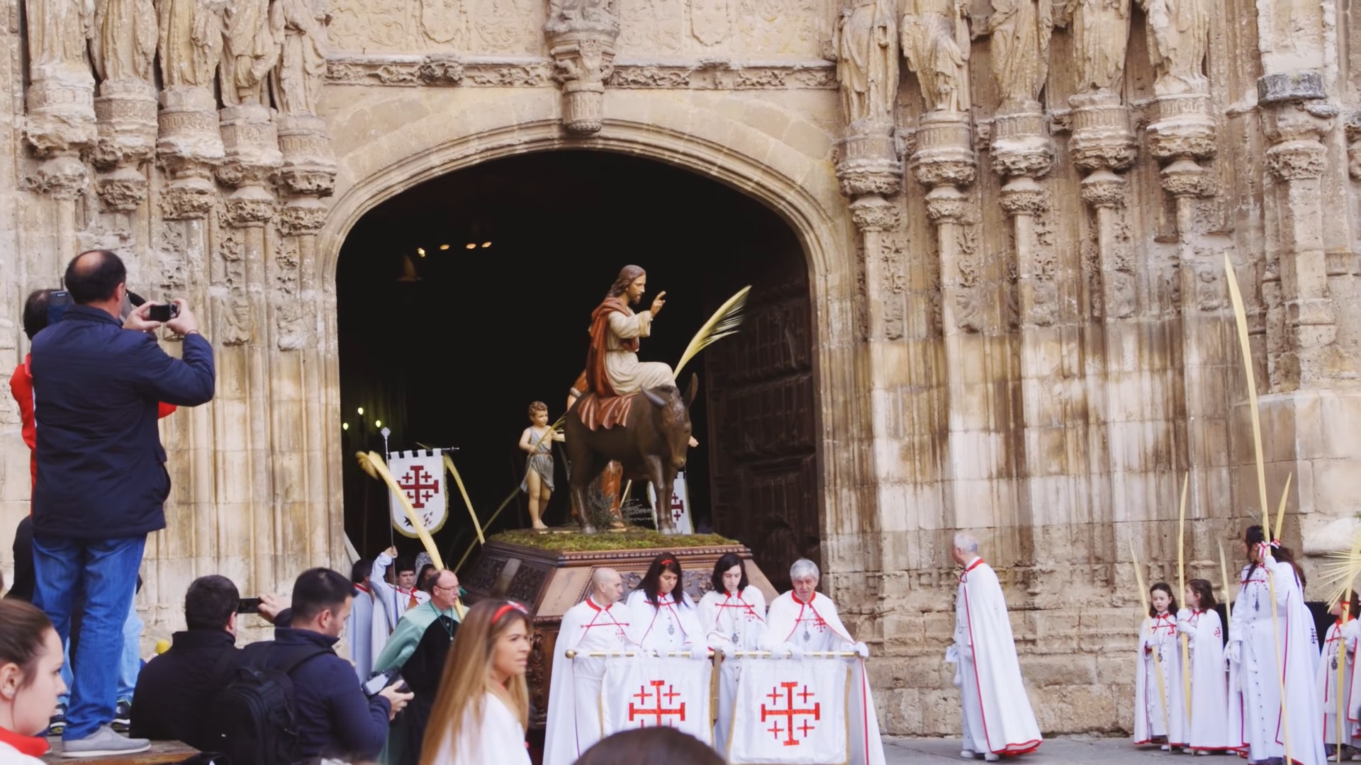 Procesión del Domingo de Ramos en Palencia