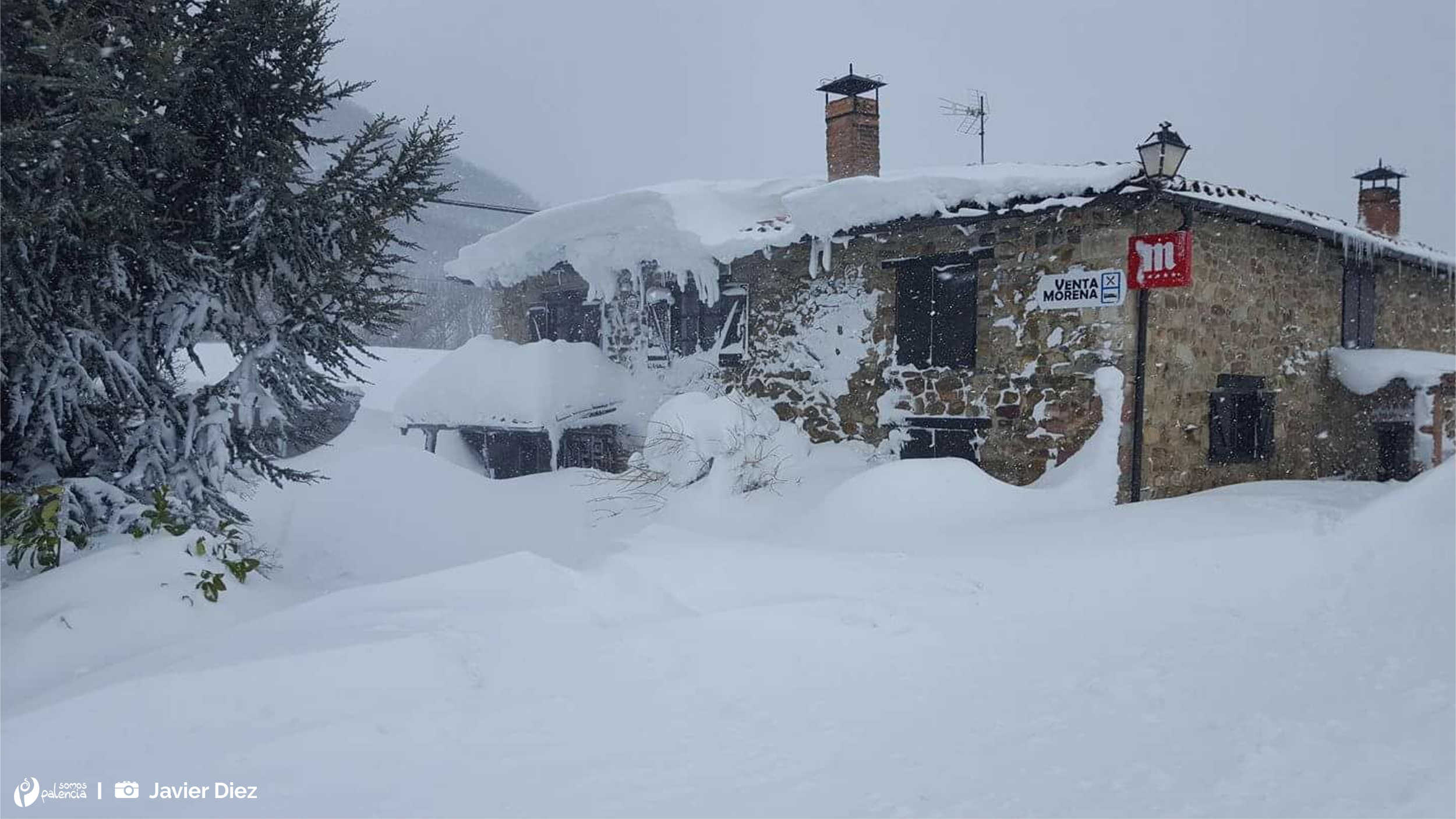 La nieve no da tregua en La Pernía