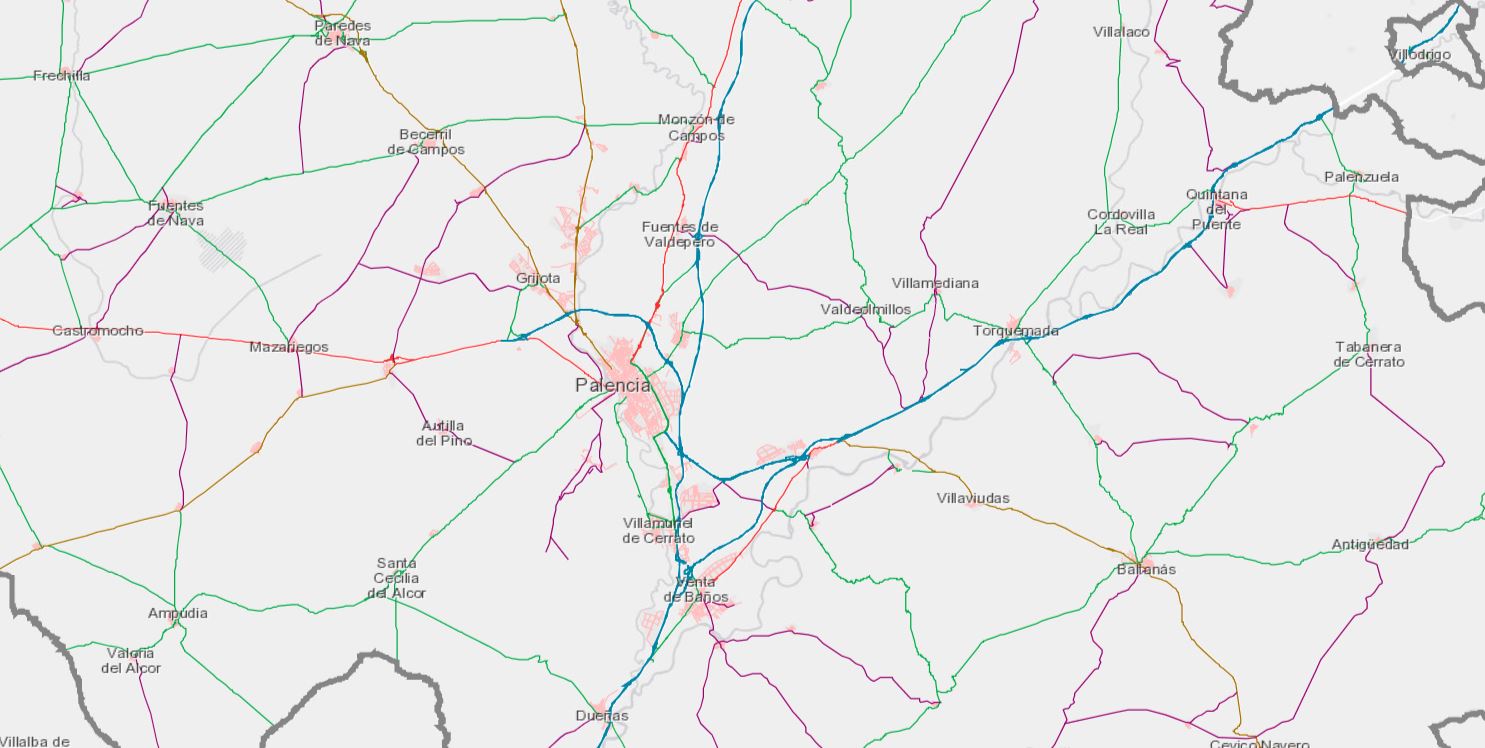 Plataformas digitales para la conservación y mantenimiento de carreteras en Palencia