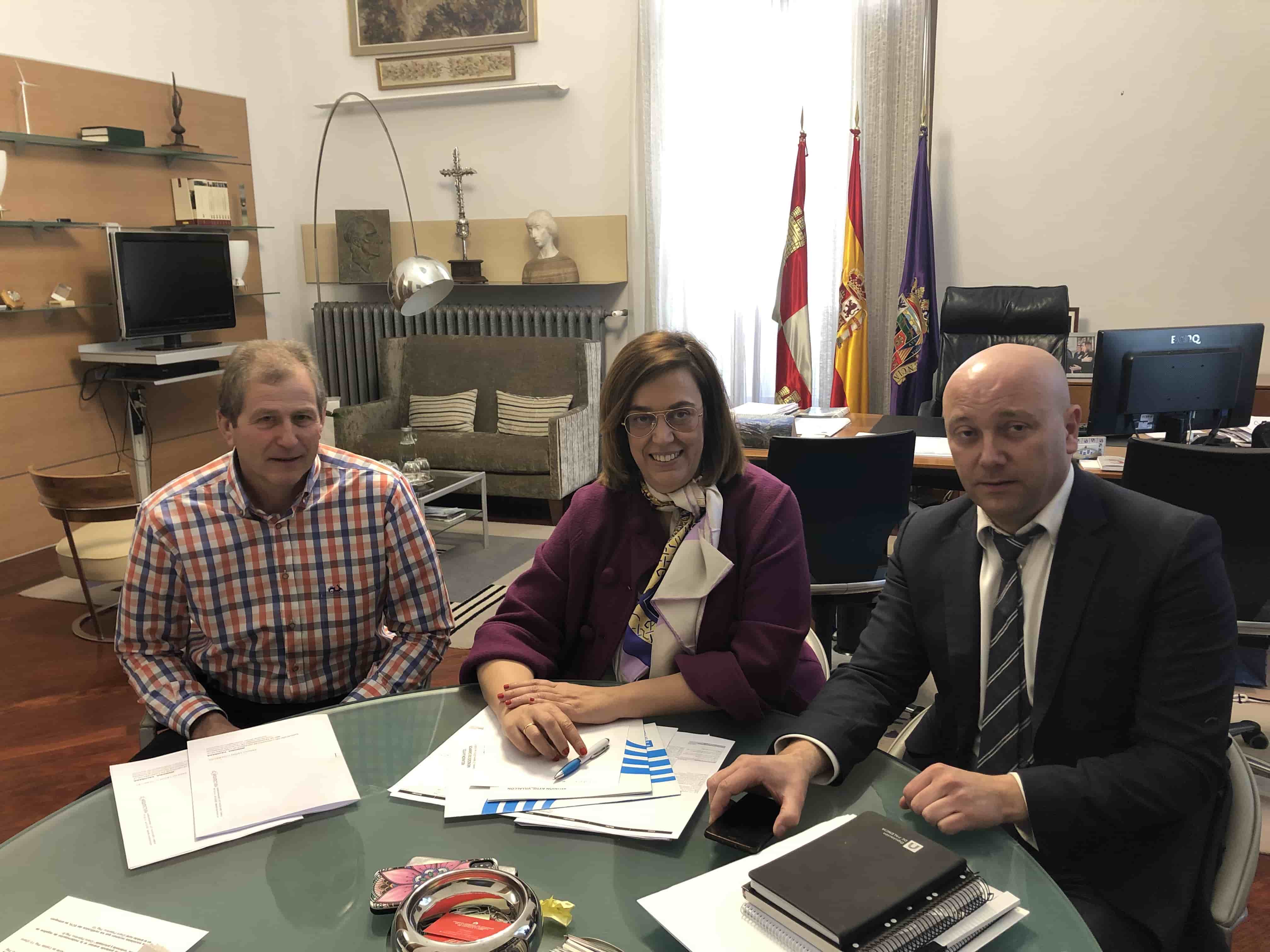 Reunion Villalcon Diputacion de Palencia nuevo deposito