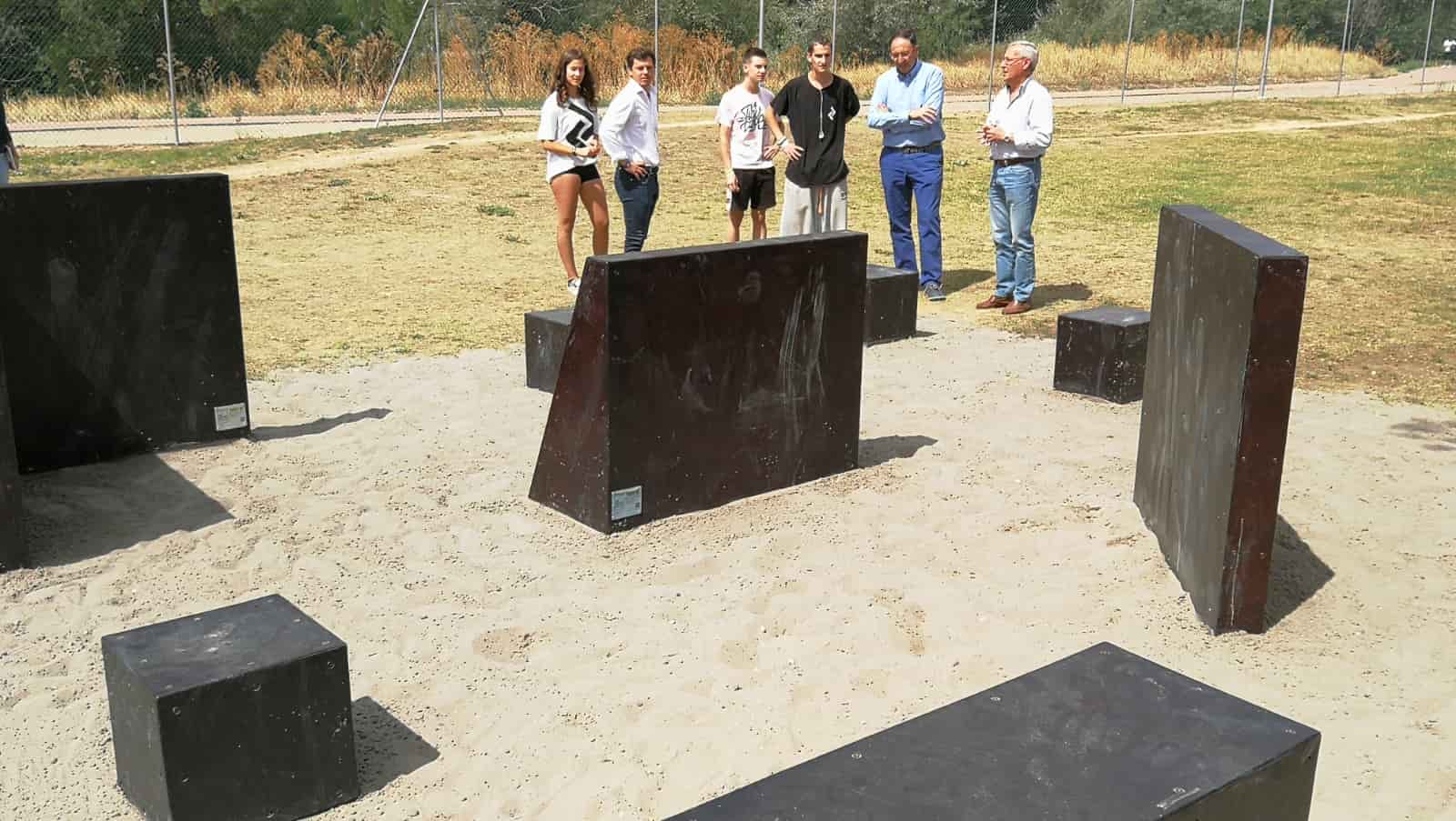 Palencia inaugura la primera instalación de Parkour en la ciudad