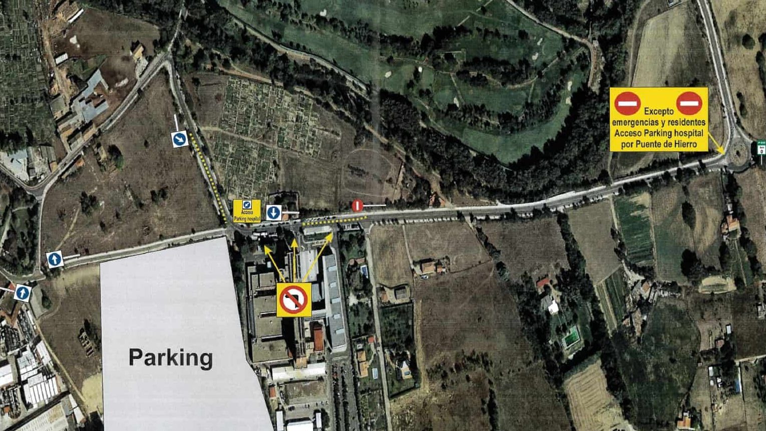 El próximo 21 de julio se cerrará el antiguo aparcamiento del Hospital Río Carrión