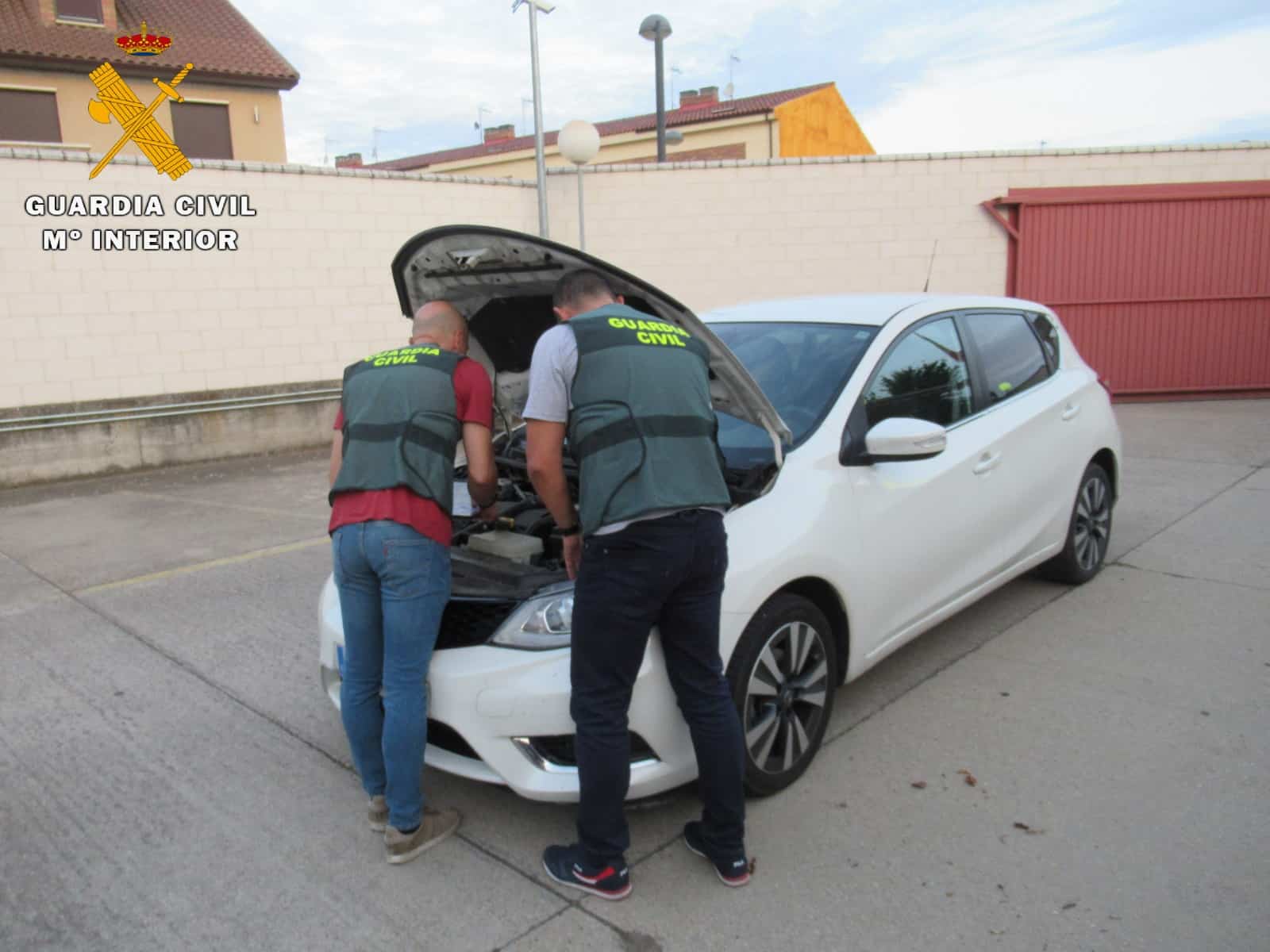 Detenido por sustraer tres vehículos en Monzón de Campos, Tabanera de Cerrato y Villahán