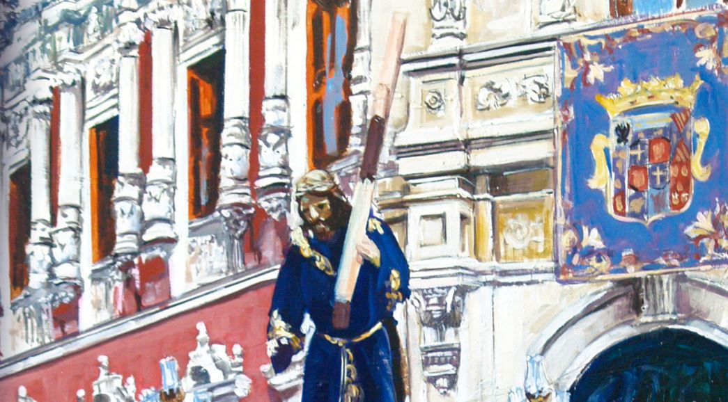 Cartel anunciador de la Semana Santa Palencia 2020