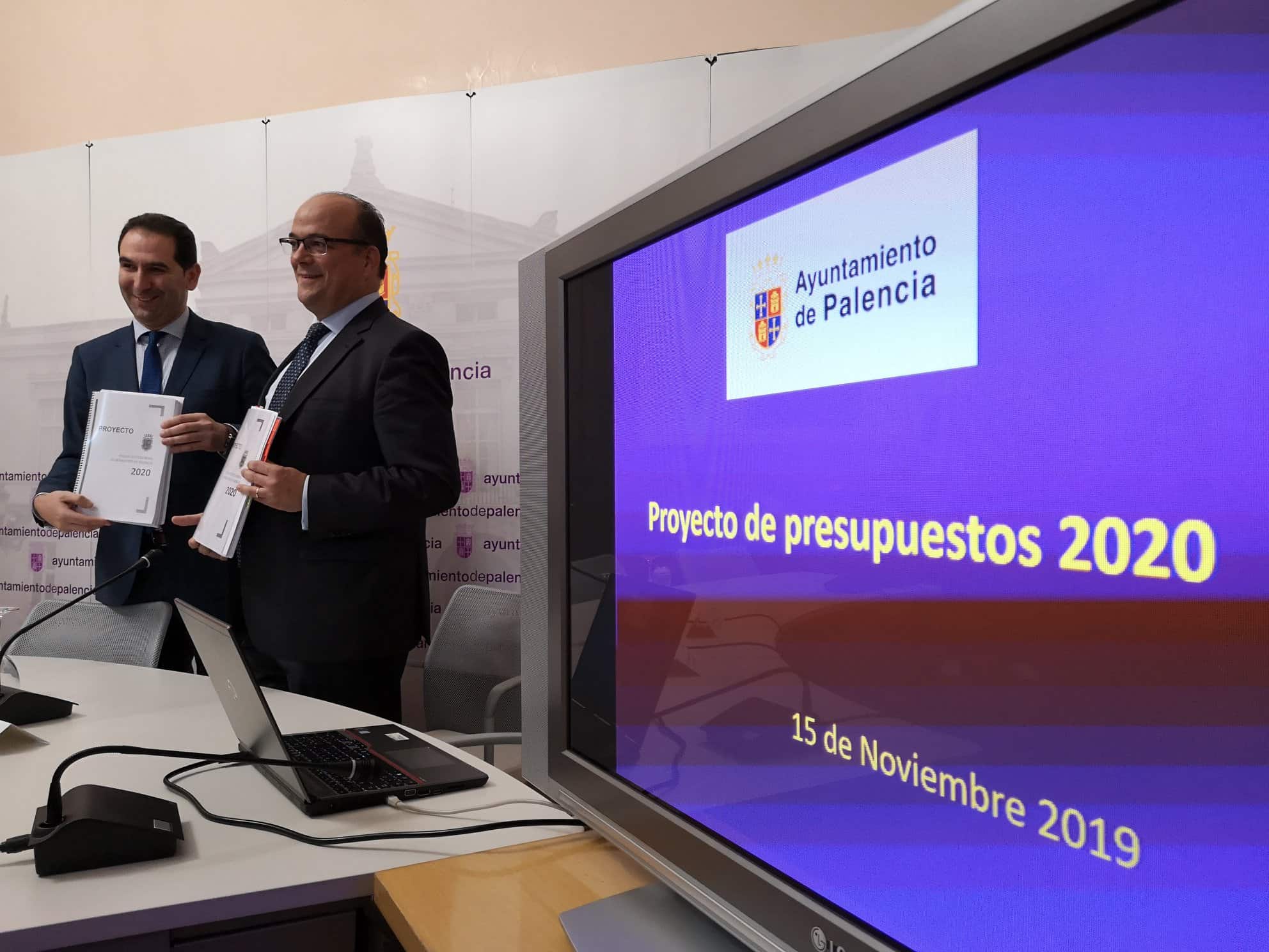 El Presupuesto 2020 del Ayuntamiento de Palencia asciende hasta los 79,4 millones de euros