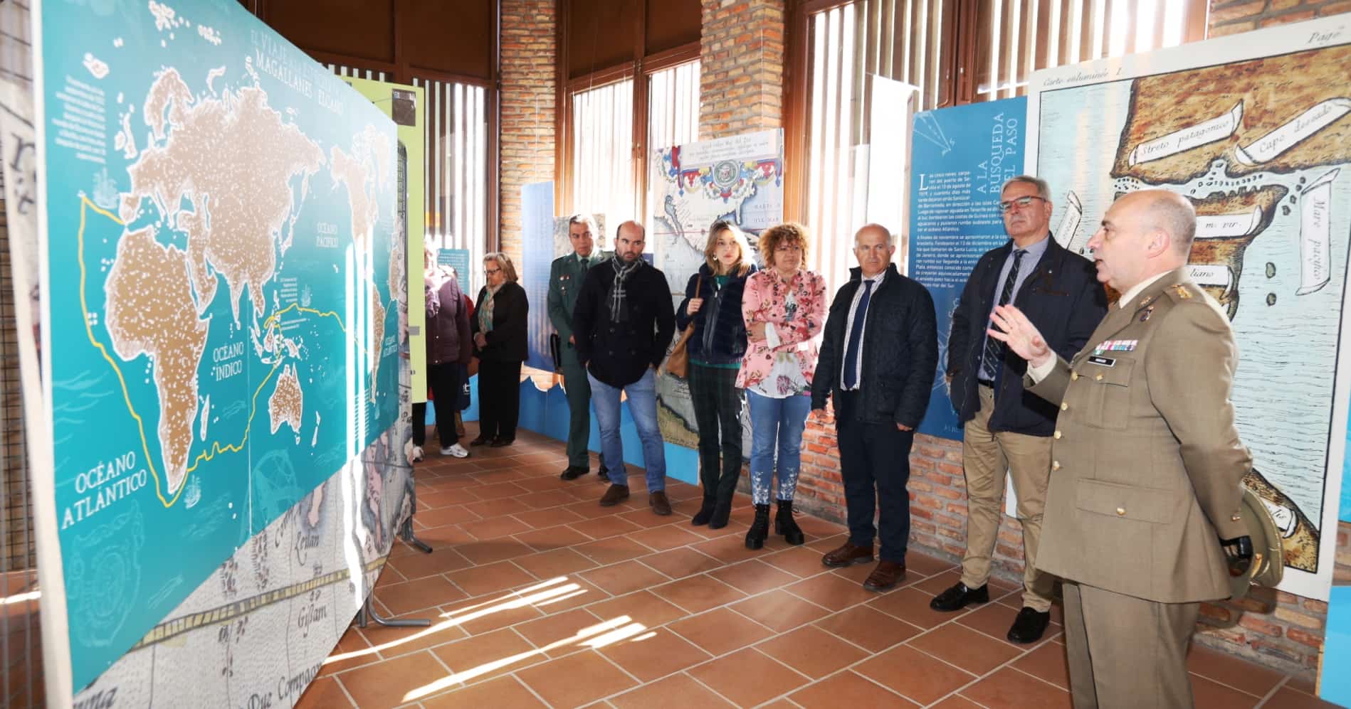 Exposición en Cervatos de la Cueza con motivo  del quinto centenario de la primera vuelta al mundo