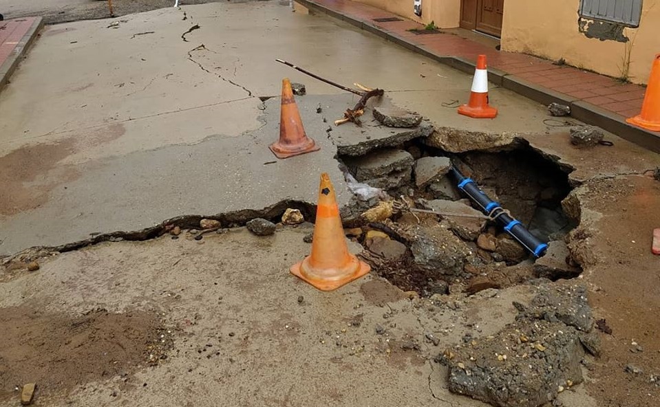 Así ha quedado Barruelo de Santullán tras el paso del temporal Elsa