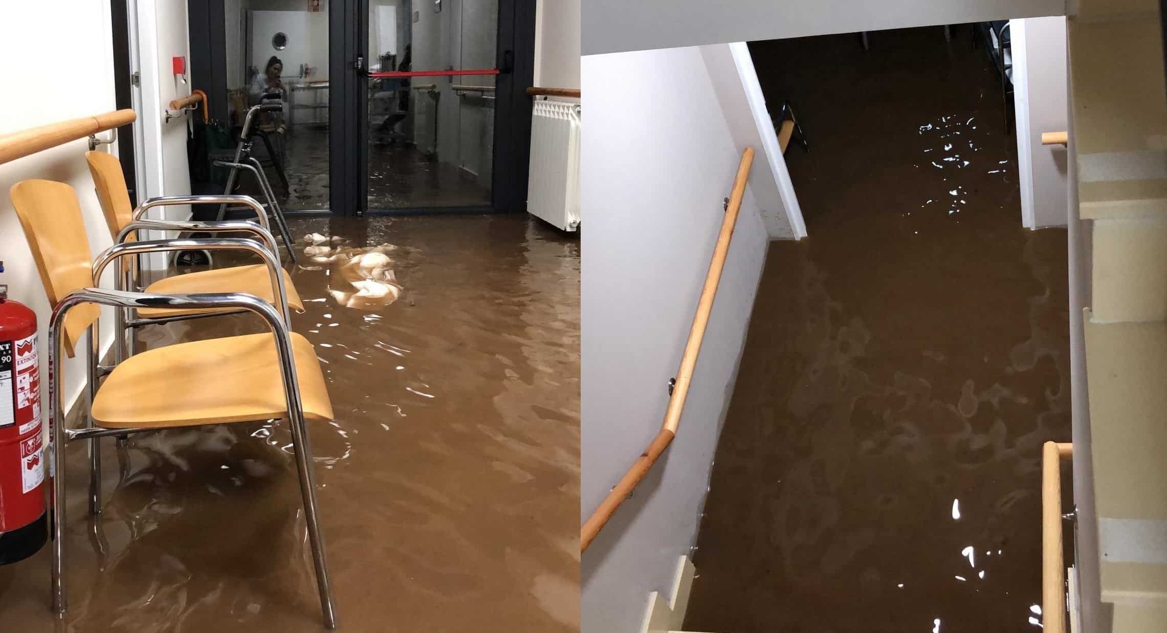 Evacuan la residencia de ancianos de Barruelo de Santullán | Temporal Elsa