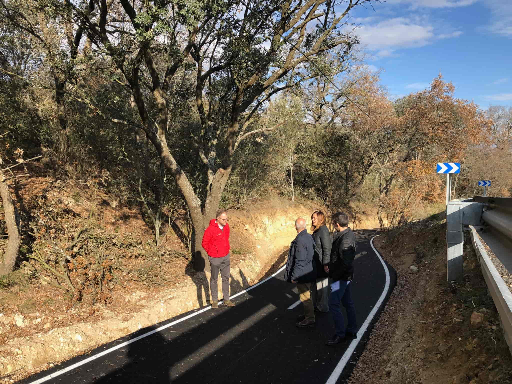 Finalizan las obras de mejora de la carretera del Monte el Viejo
