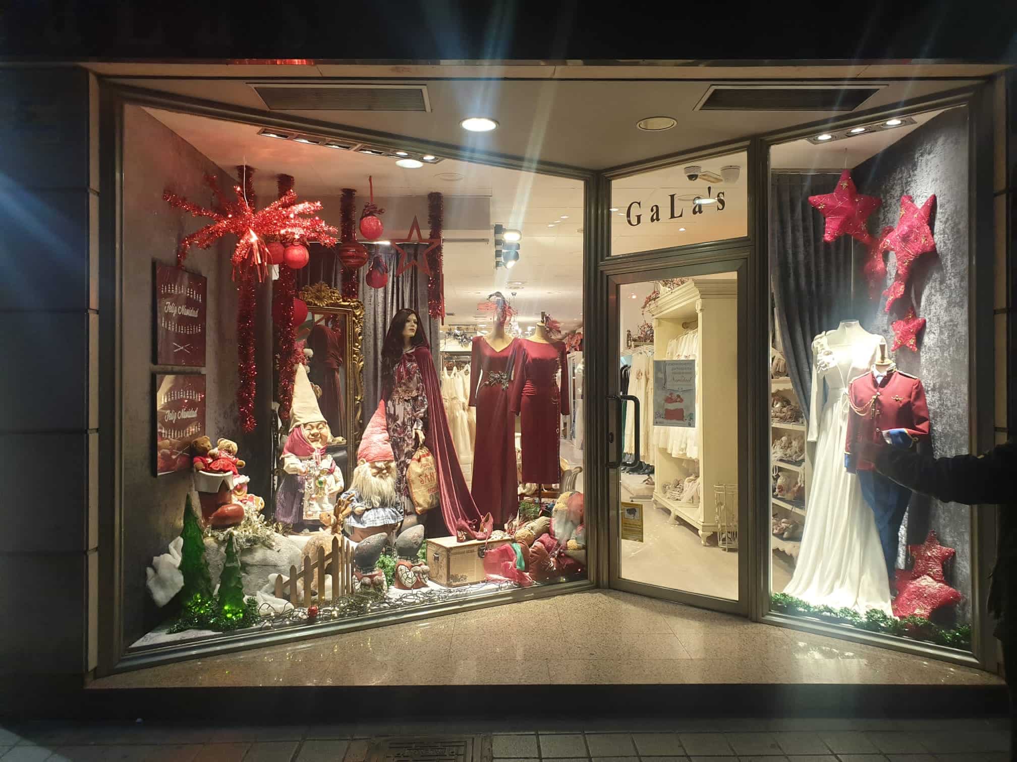 Gala’s se alza con el primer premio del Concurso de Escaparates Navideños 2019