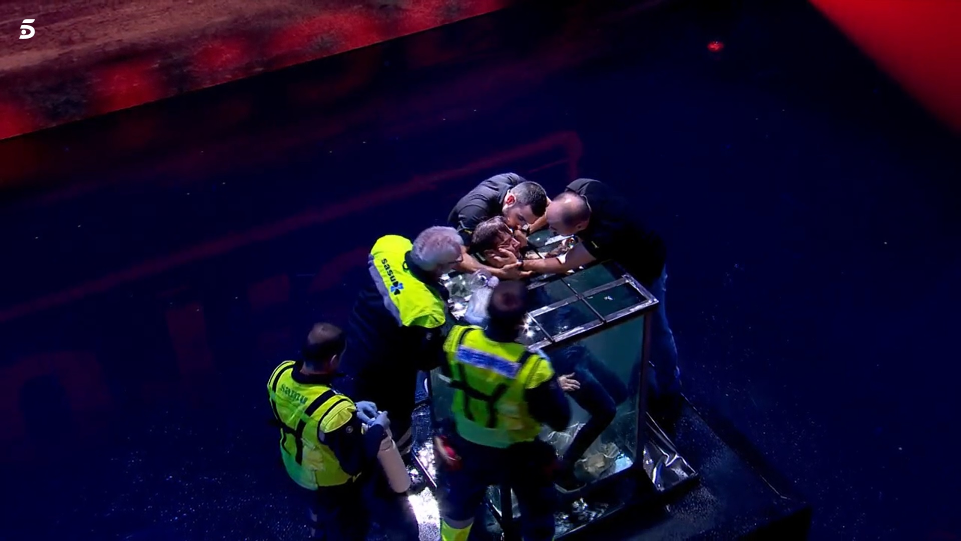 Pedro Volta se juega la vida bajo el agua en Got Talent