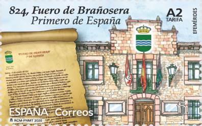 Correos emite un sello en homenaje a Brañosera como primer municipio de España
