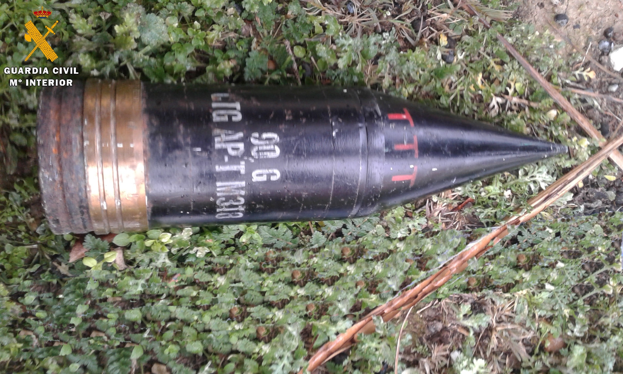 La Guardia Civil destruye tres proyectiles en diferentes puntos de la provincia de Palencia