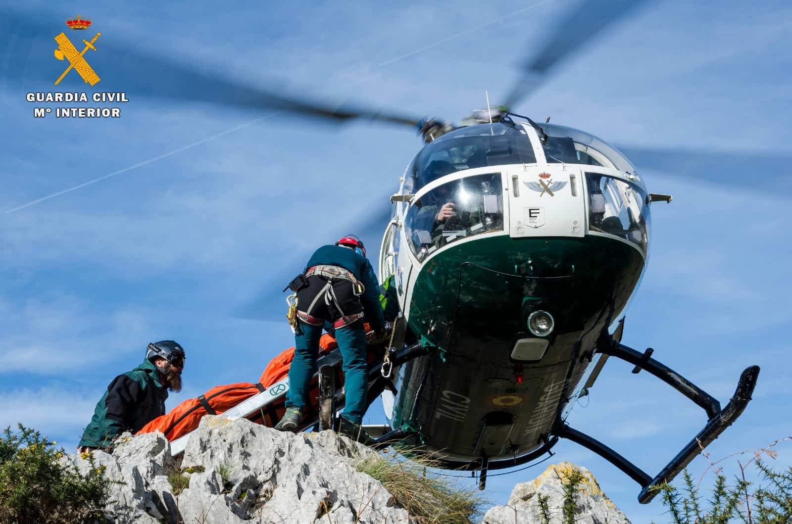 La Guardia Civil realiza un rescate en el Pico Murcia de la Montaña Palentina