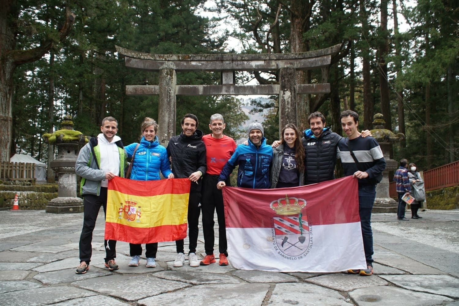 Un Palentino en el equipo campeón del mundo de raquetas de nieve