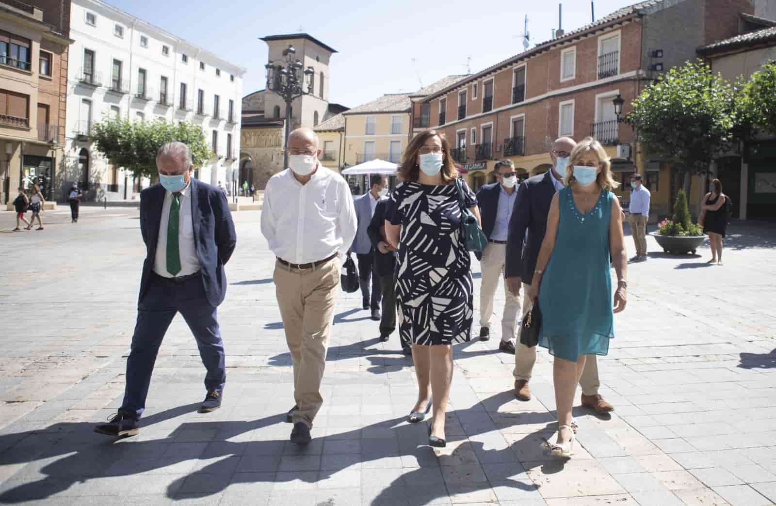 Francisco Igea continúa en Carrión de los Condes sus reuniones para avanzar la ordenación territorial en la Comunidad