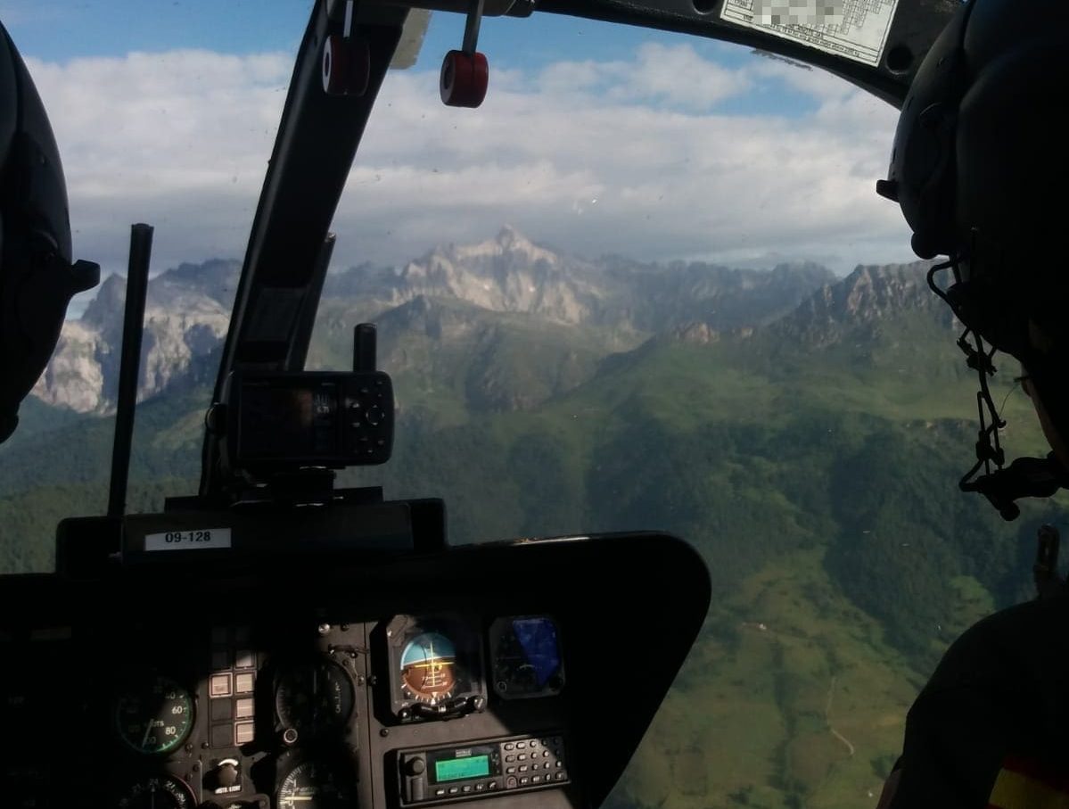 La Guardia Civil rescata a una persona desaparecida entre mirador de Piedrasluengas y Peña Labra