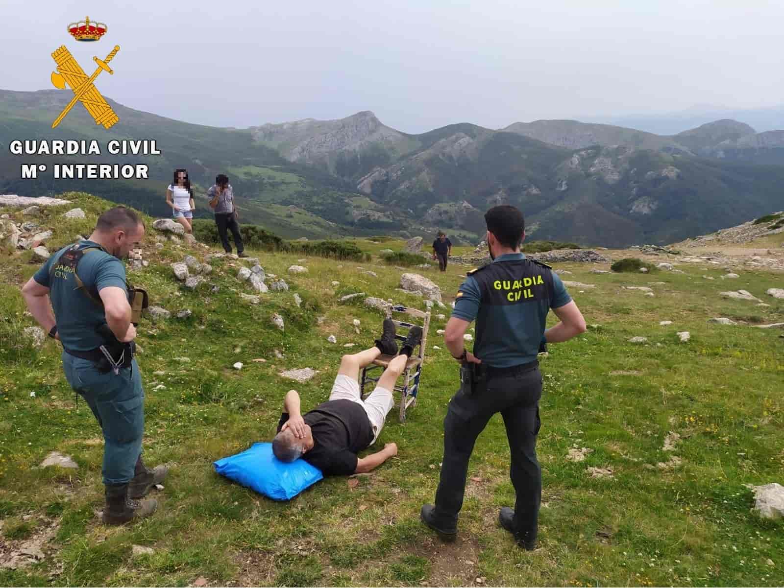 La Guardia Civil rescata a una persona enferma en zona de Fuente Cobre