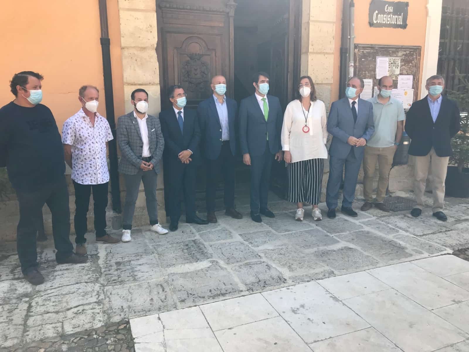 La Junta firma con cinco ayuntamientos de Palencia su adhesión al programa Rehabitare