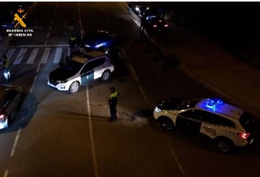 Denunciados en una concentración ilegal de coches tuning en Villalobón