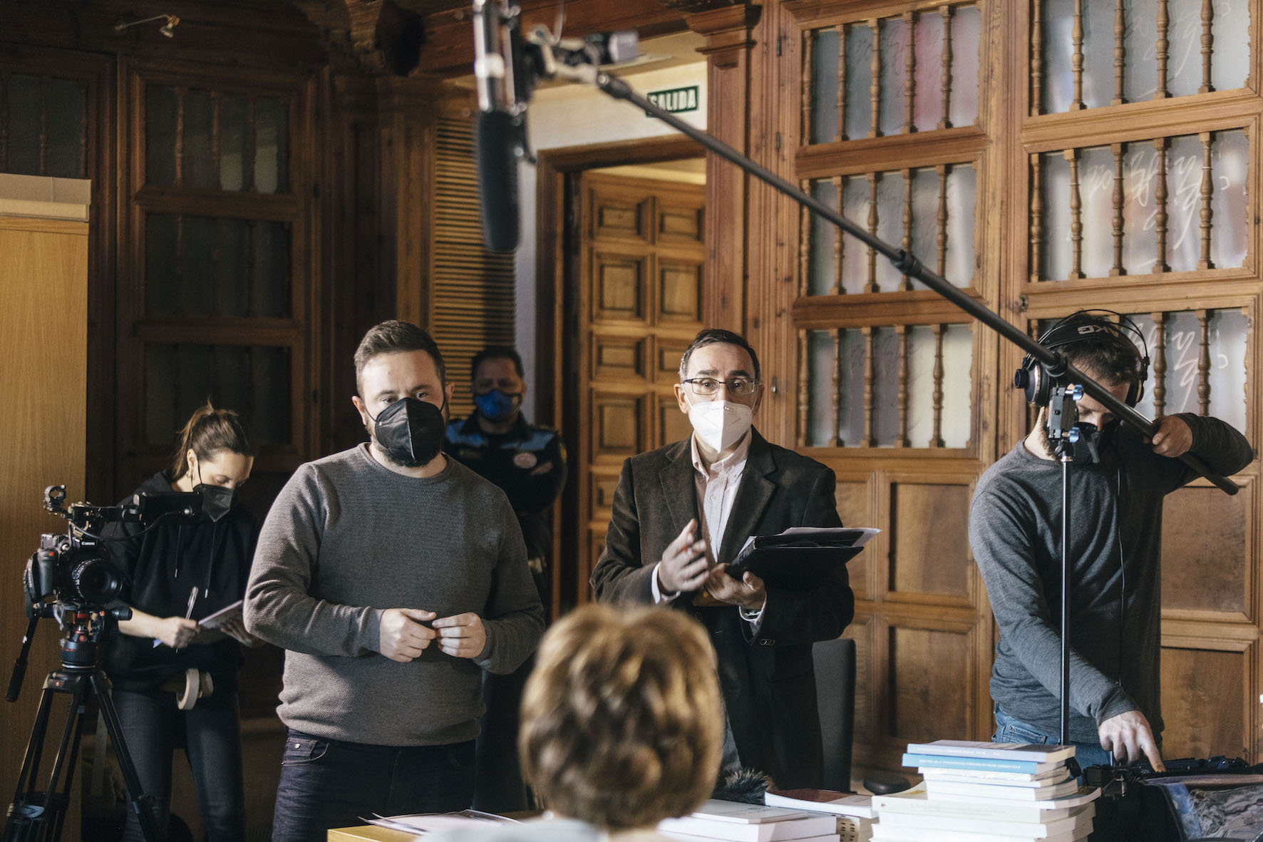 La película documental «Comuneros» lleva su rodaje a Ampudia