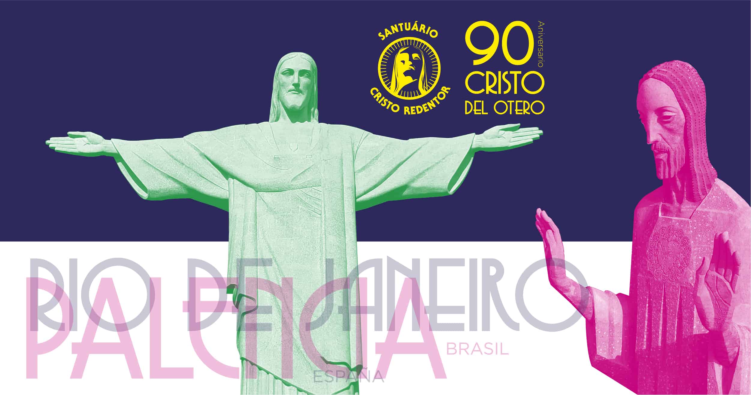 Palencia y Río de Janeiro celebran juntos el 90 aniversario de sus Cristos
