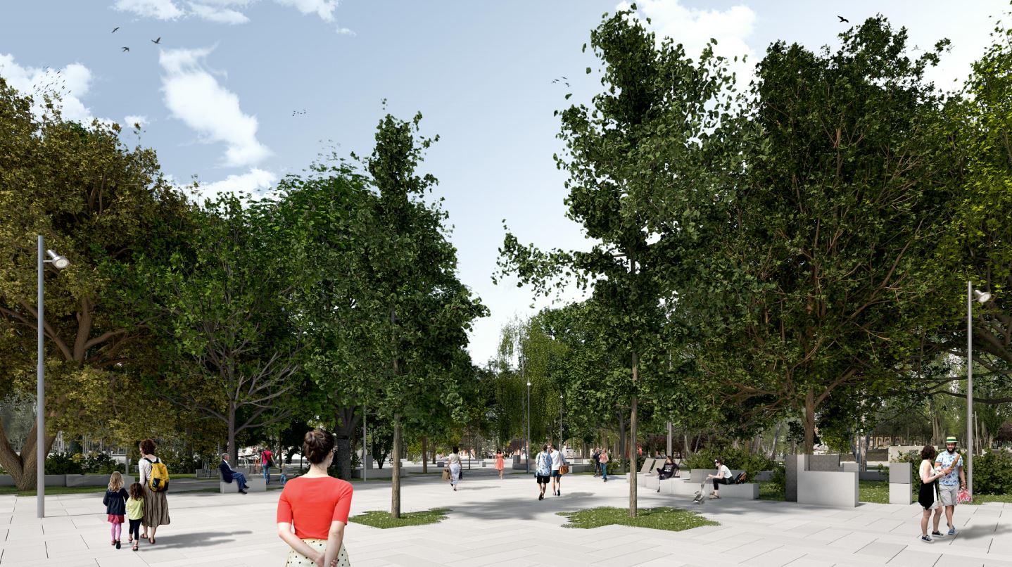 Así será la segunda fase del proyecto de Jardinillos para unir la Calle Mayor con el nuevo parque
