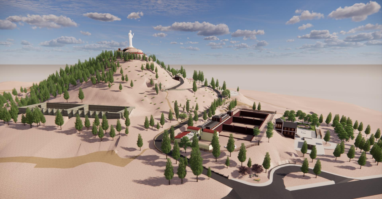 El futuro del Cristo del Otero: mirador a sus pies, funicular y arte al aire libre, entre otros