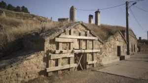 El barrio de bodegas de Dueñas, donde ocurre la magia