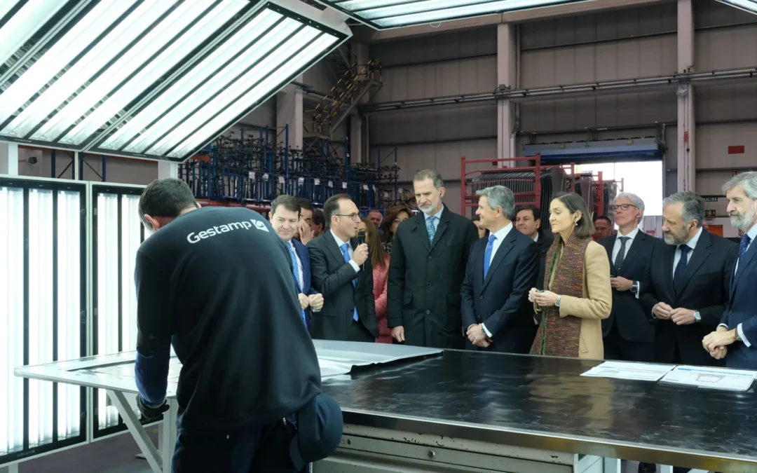 S.M. el Rey Felipe VI visita Gestamp con motivo de su 25 aniversario