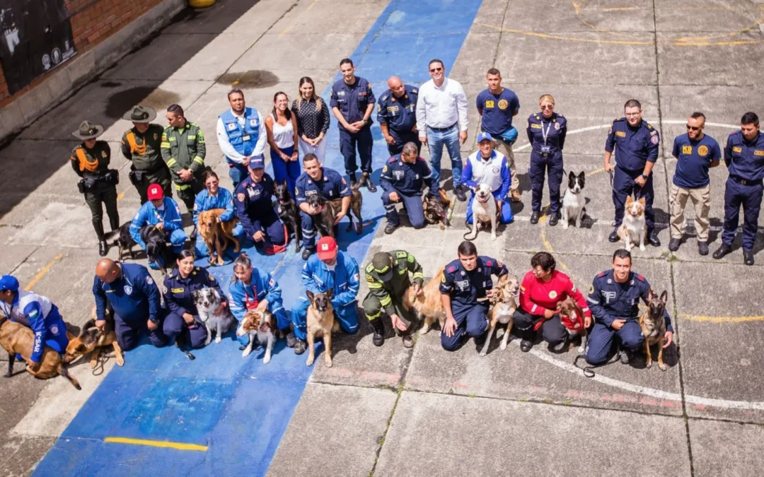 La Junta lleva a Colombia a un experto mundial en rescate con caninos