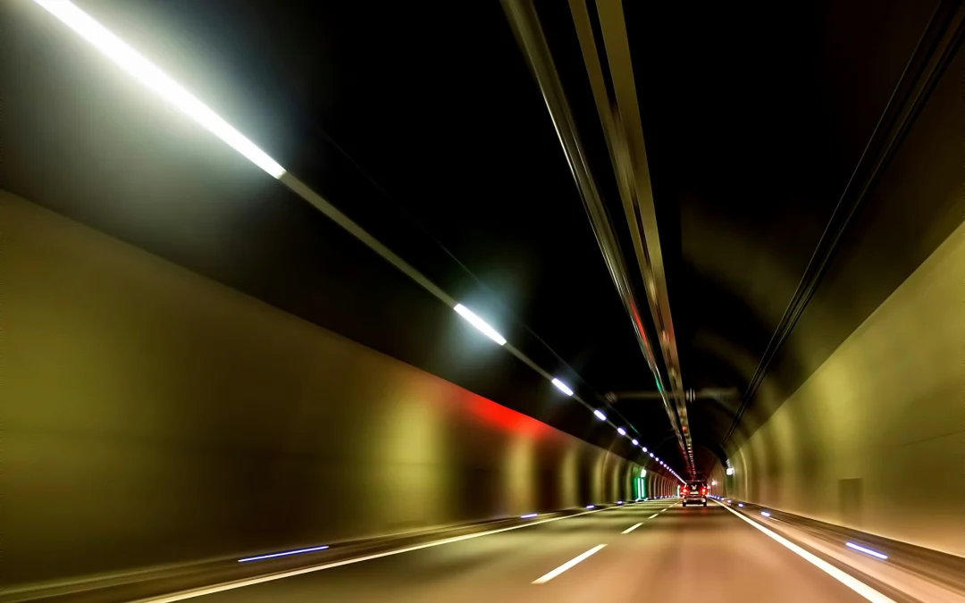 Simulacro de accidente en el túnel de Campo (Huesca)