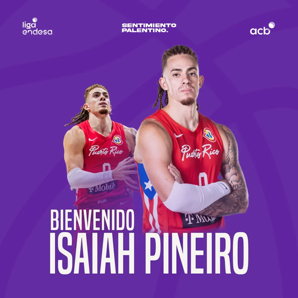 El internacional portorriqueño Pineiro llega al Zunder Palencia