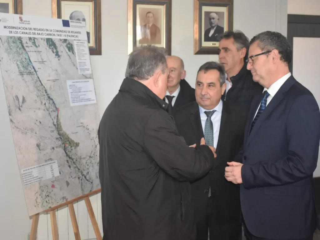 Convenio para modernizar 2.300 hectáreas de regadío del bajo Carrión