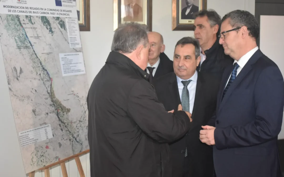Convenio para modernizar 2.300 hectáreas de regadío del bajo Carrión