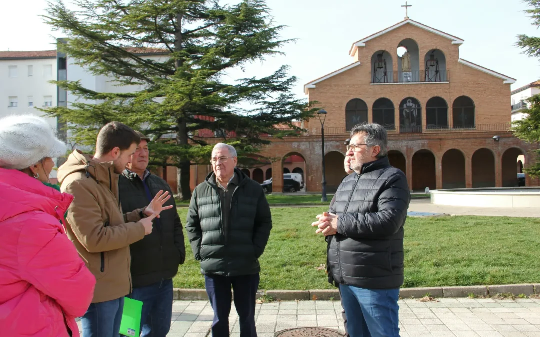 Ronda de visitas a los barrios de Palencia para conocer sus deficiencias