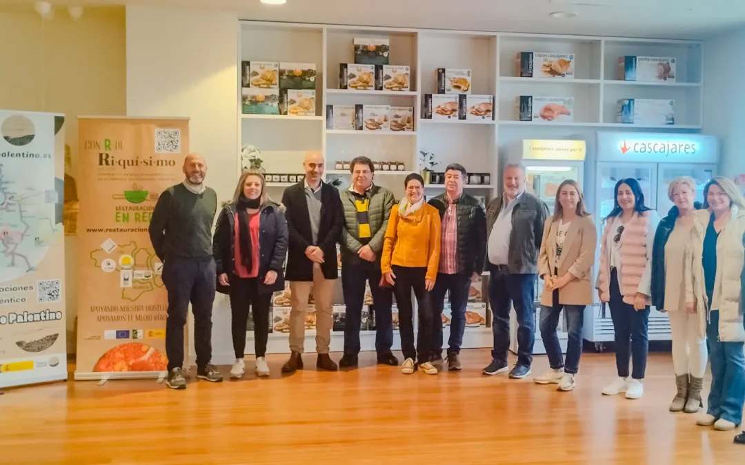 Jornada de formación y un showcooking en las nuevas instalaciones de Cascajares en Dueñas