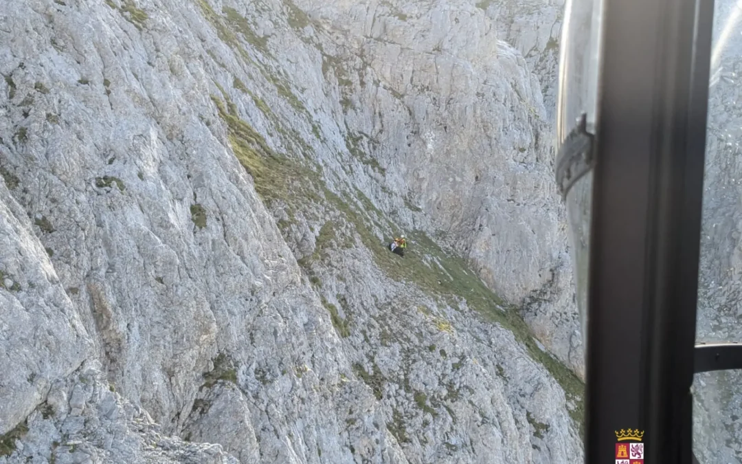 Rescatado un montañero ileso en el Pico Espigüete