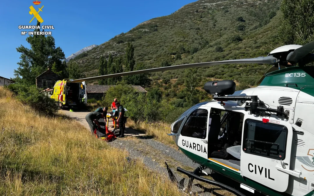 Rescatado un montañero que se lesionó la rodilla en el Pico Murcia