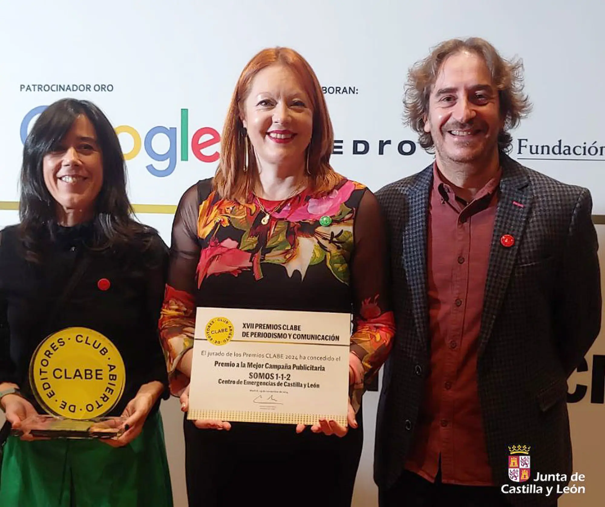 El 1-1-2 de Castilla y León, premiado como mejor campaña publicitaria de 2024 El 1-1-2 de Castilla y León, premiado como mejor campaña publicitaria de 2024