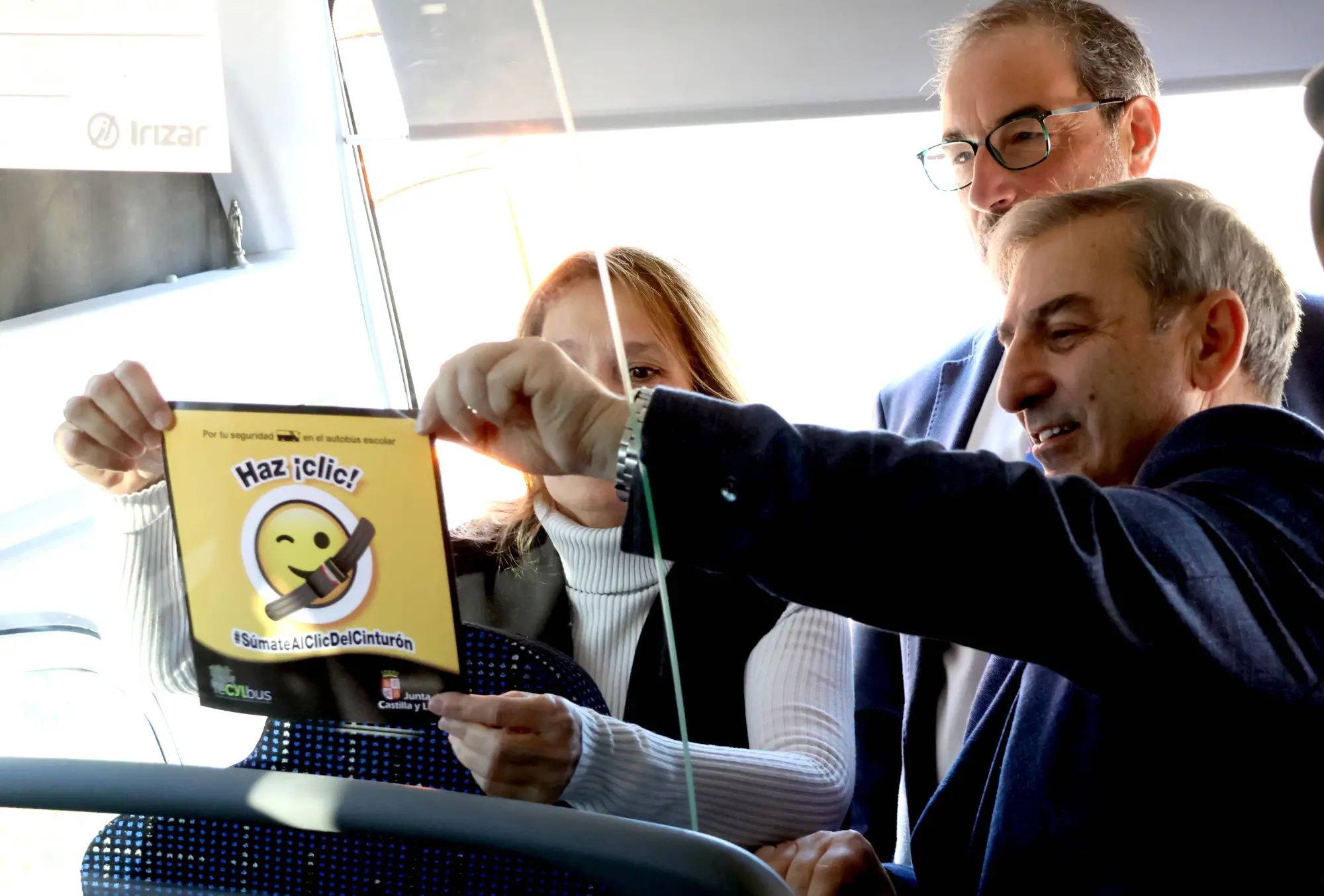 La Junta impulsa una campaña para el uso del cinturón de seguridad en el transporte de escolares La Junta impulsa una campaña para el uso del cinturón de seguridad en el transporte de escolares