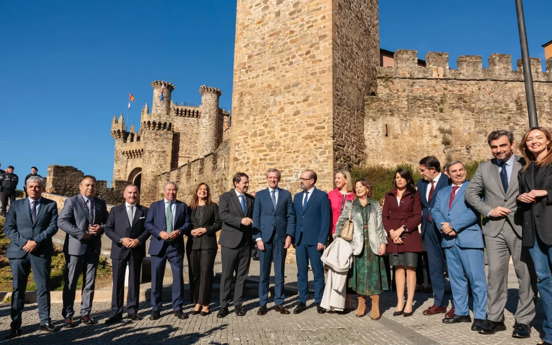 Mañueco destaca la colaboración con Galicia en la defensa de mejores infraestructuras, la prestación de servicios públicos de calidad y el reto demográfico