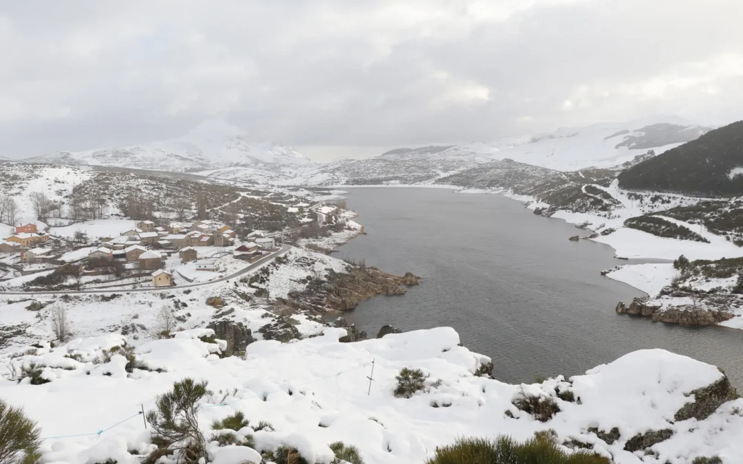 Temporal de nieve y viento en la Montaña Palentina a partir del sábado