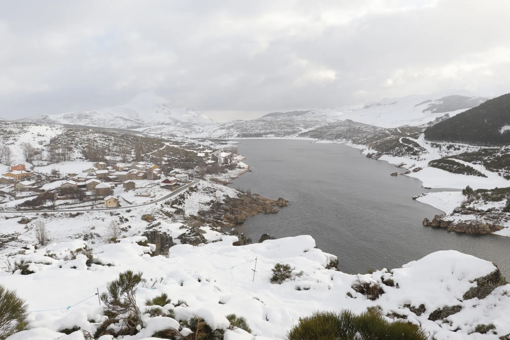 Temporal de nieve y viento en la Montaña Palentina a partir del sábado