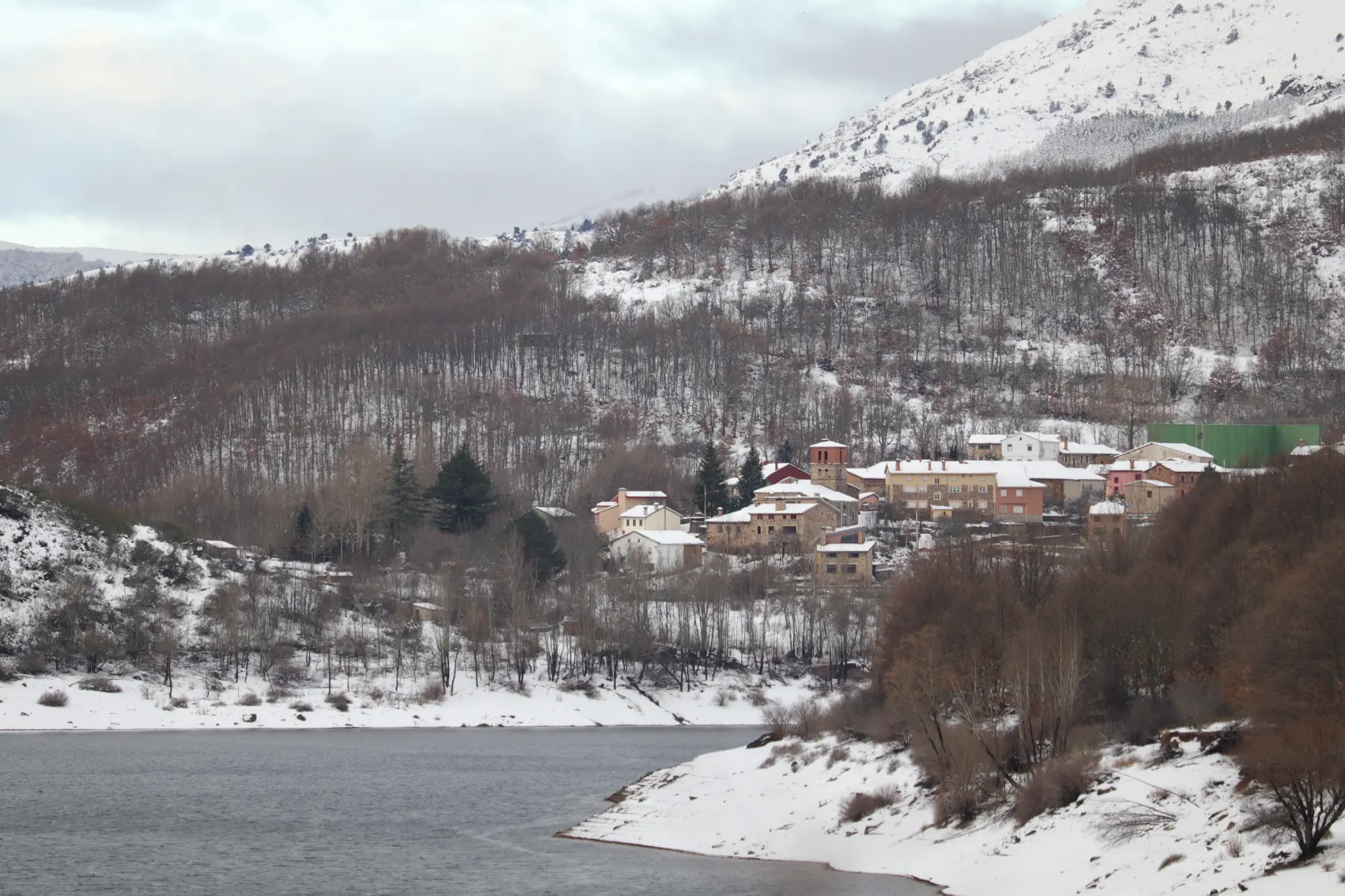 Activada la alerta amarilla por nieve en la Montaña Palentina