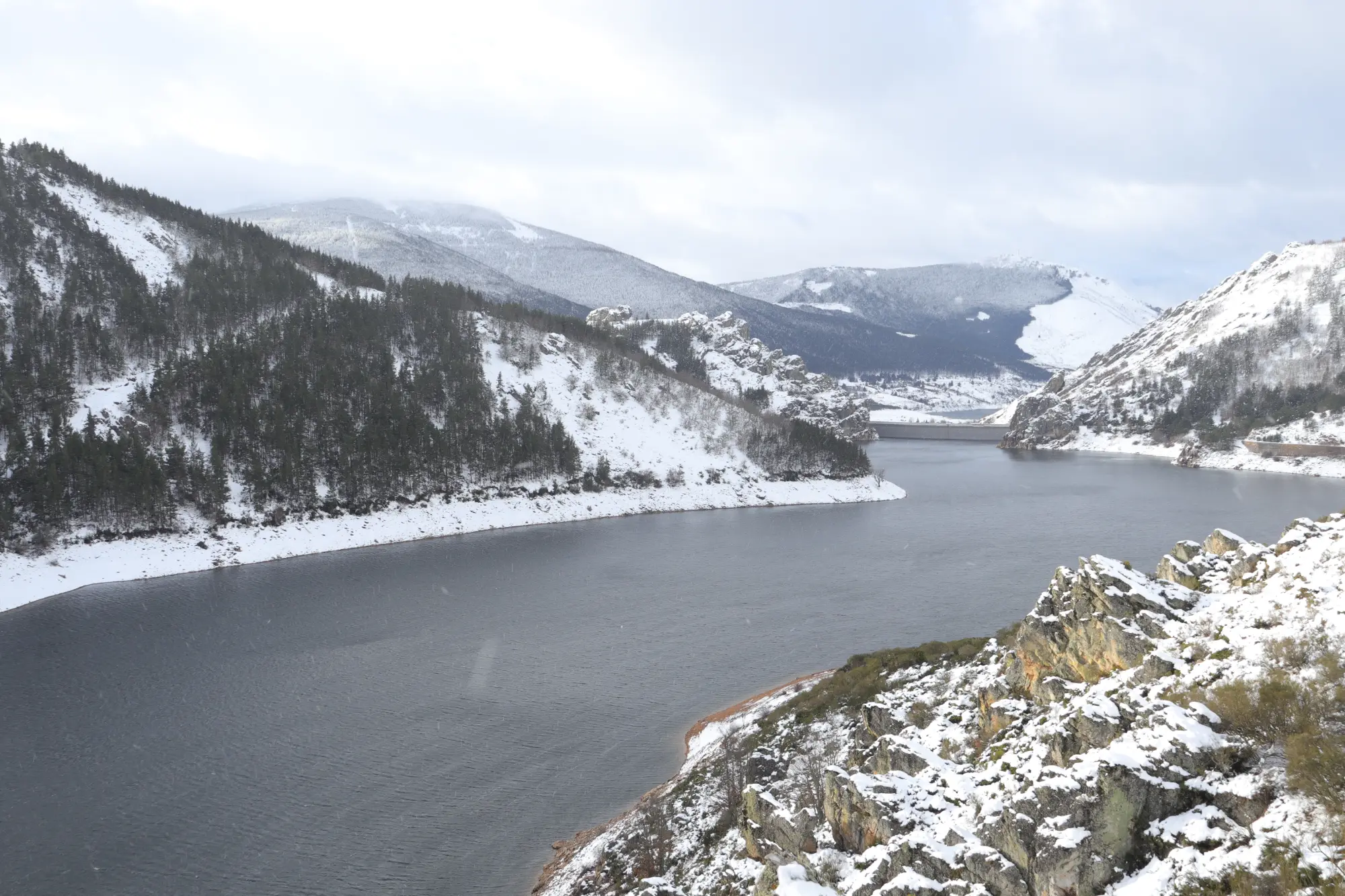 Herminia trae viento, lluvias y nieve a la provincia de Palencia