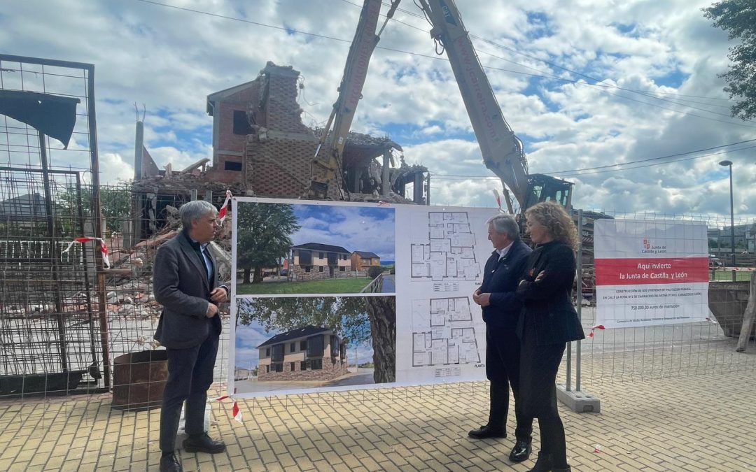 La Junta de Castilla y León impulsa la construcción del ‘Edificio Monasterio’ en Carracedelo por más de 800.000 euros para viviendas de promoción pública